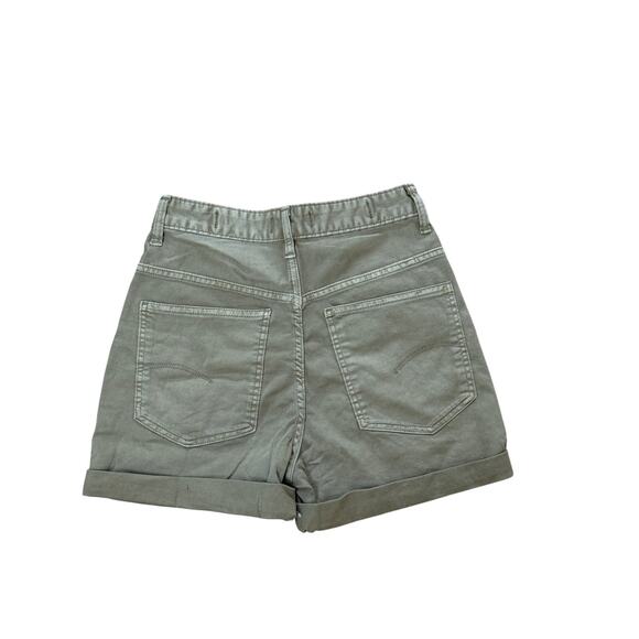 (24) NWT $130 G Star Raw Loose 5 Pocket Shorts Light Moss Green - Picture 8 of 8